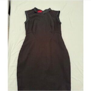 Carolina Herrera black dress and jacket